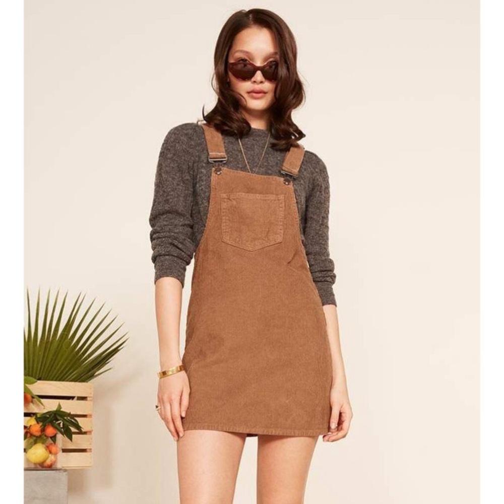 Reformation Brown Mini Dress